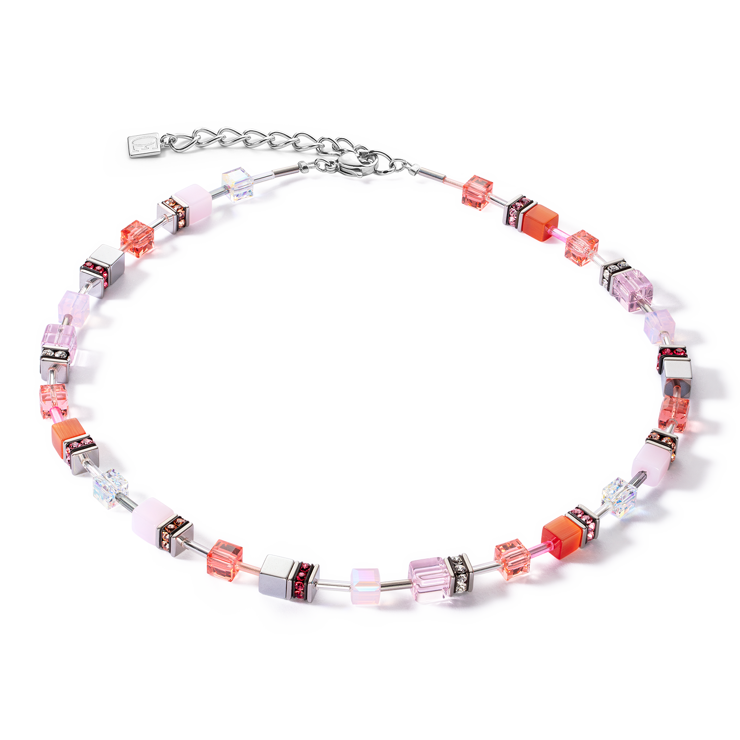 GeoCUBE® Iconic Joyful Colours necklace red