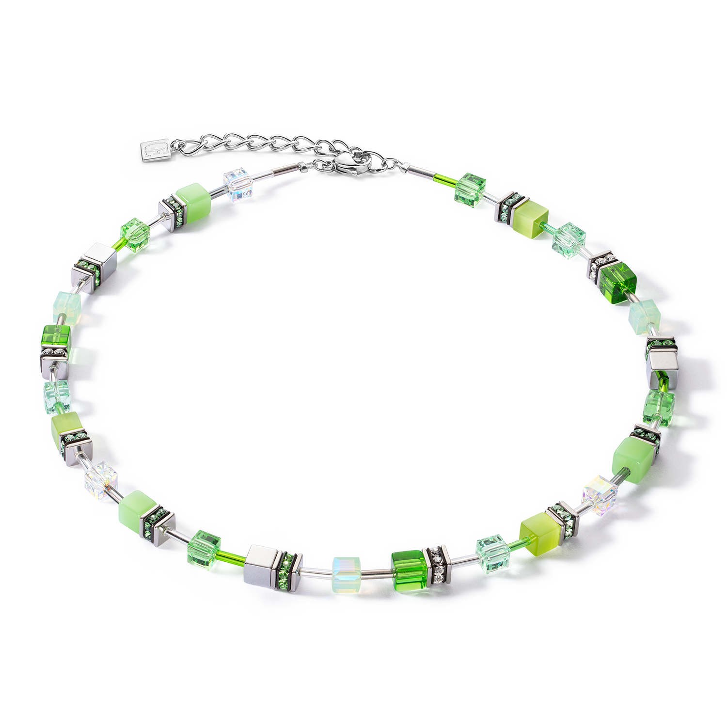 GeoCUBE® Iconic Joyful Colours necklace green