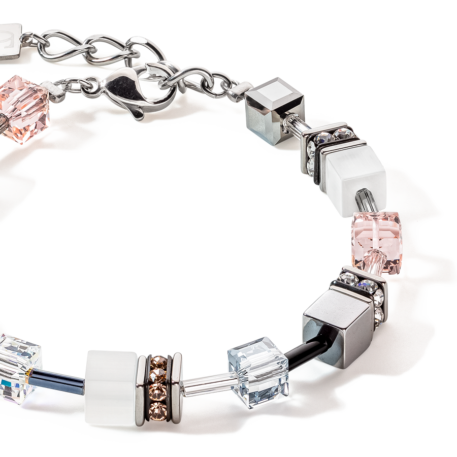 GeoCUBE® Iconic Monochrome bracelet peach