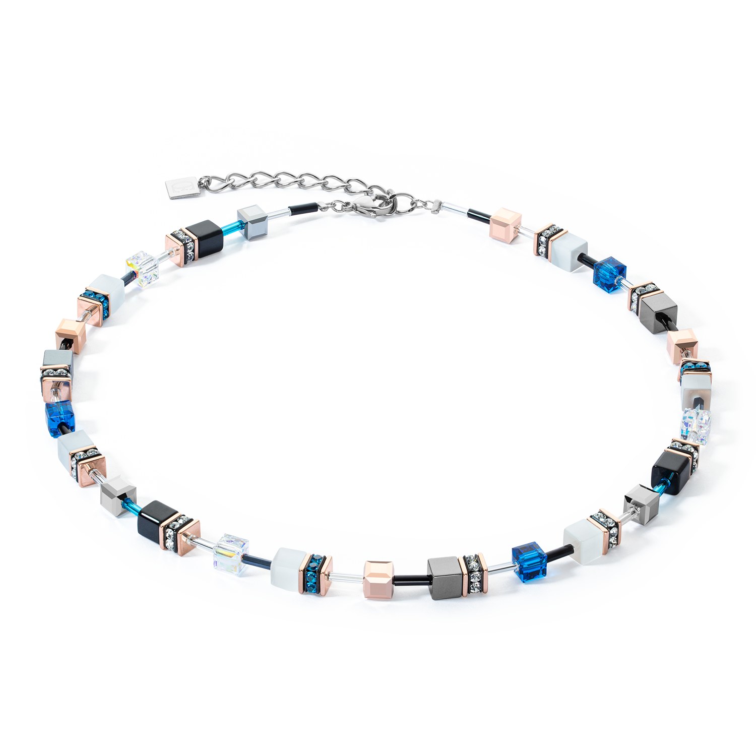 GeoCUBE® Iconic necklace Capri Blue