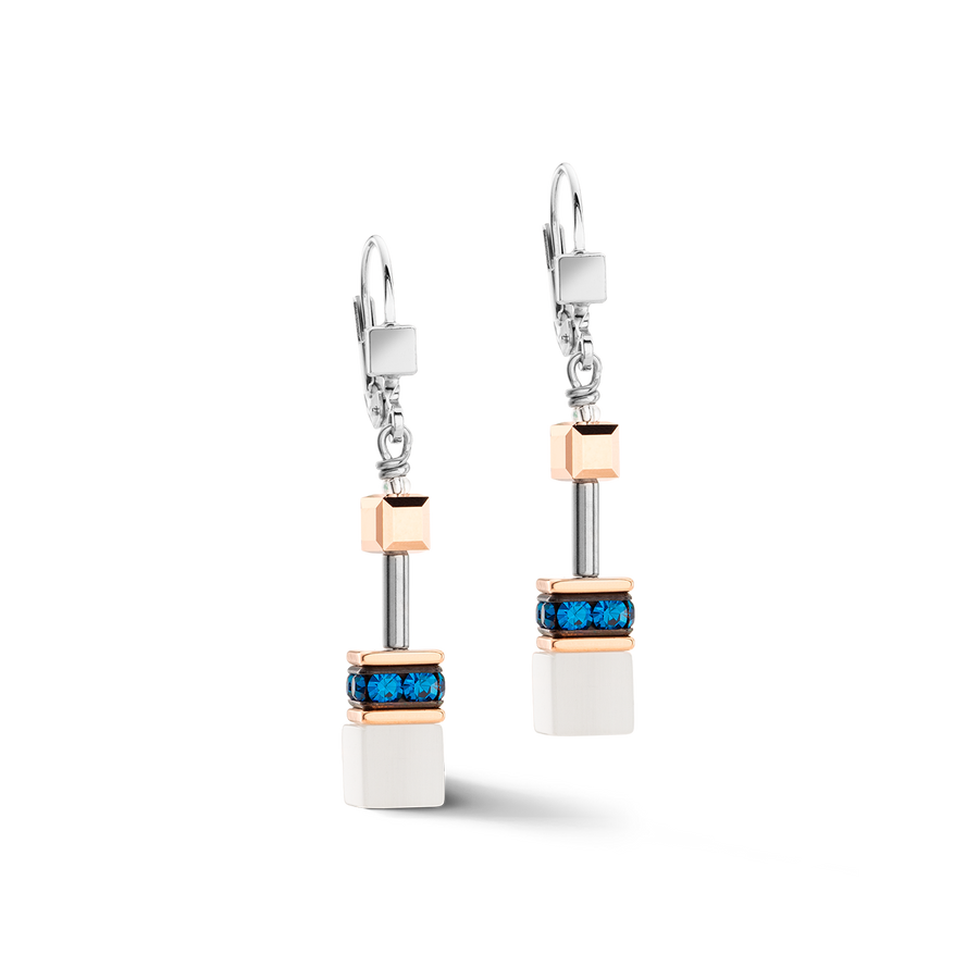 GeoCUBE® Iconic earrings Capri Blue