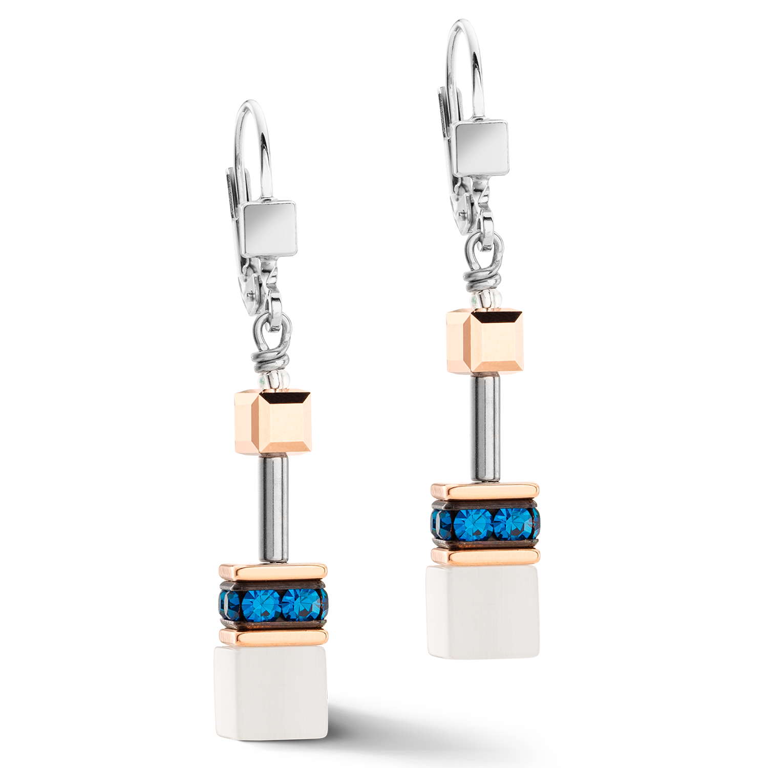 GeoCUBE® Iconic earrings Capri Blue