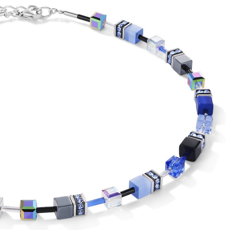 GeoCUBE® Necklace cobalt blue