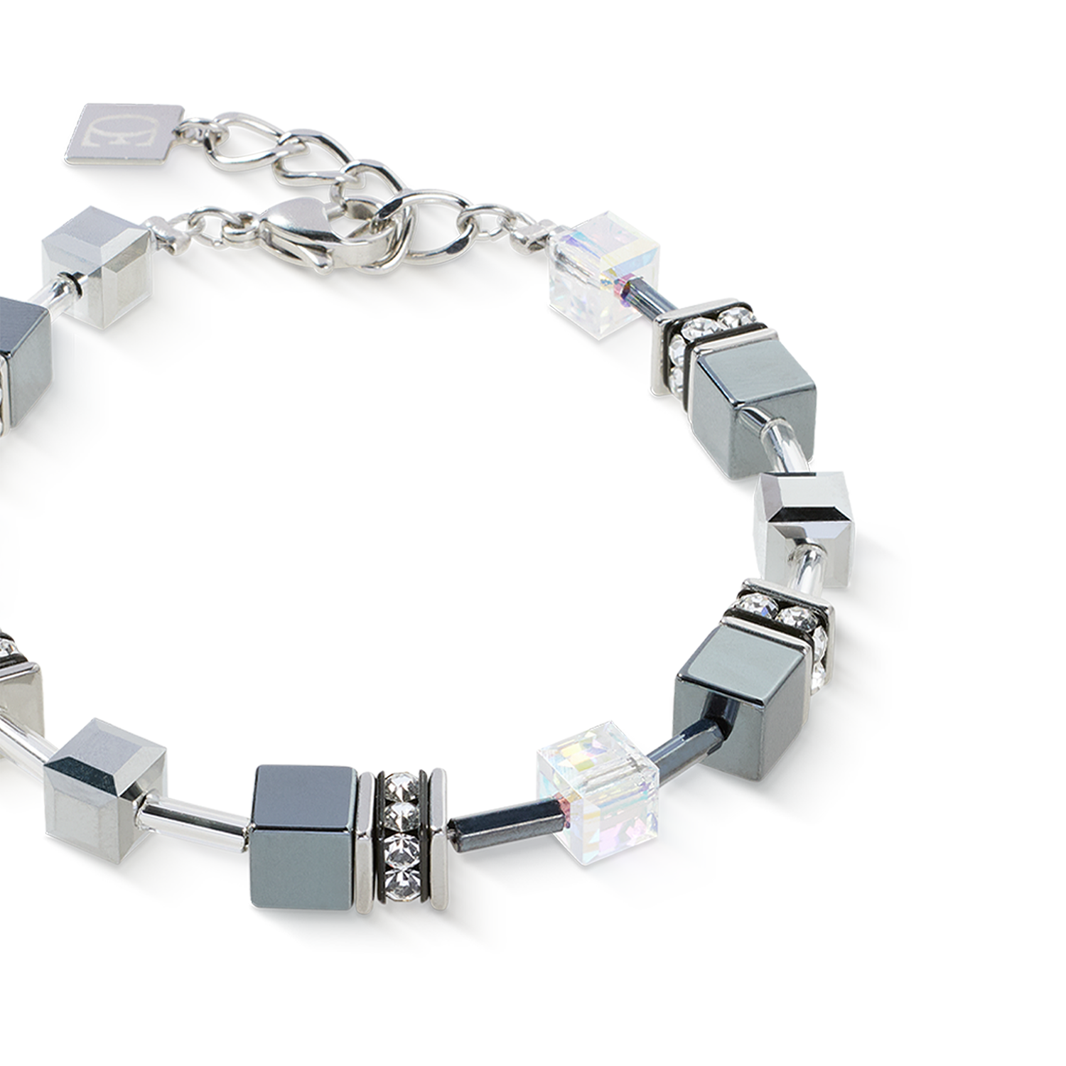 GeoCUBE® bracelet platinum