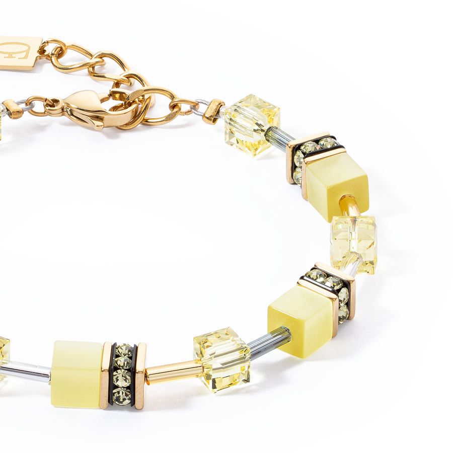 GeoCUBE® Iconic Mono Gold bracelet yellow