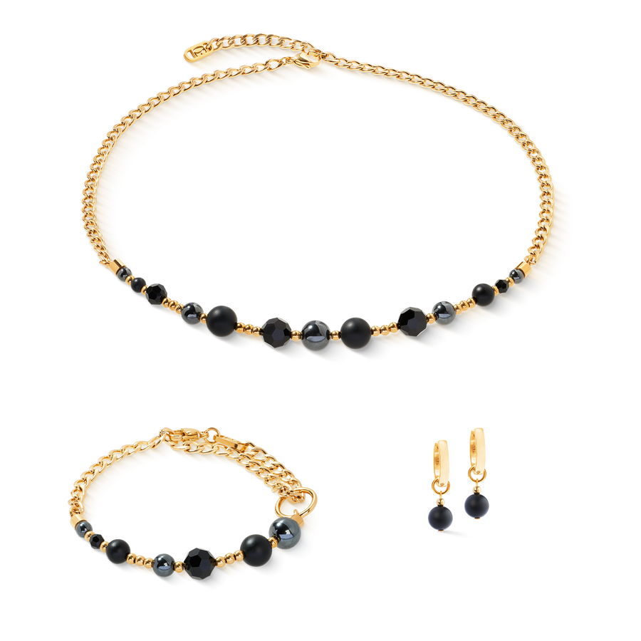 Bracelet Pure Spheres gold-black
