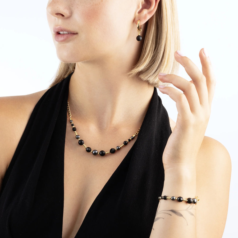 Bracelet Pure Spheres gold-black