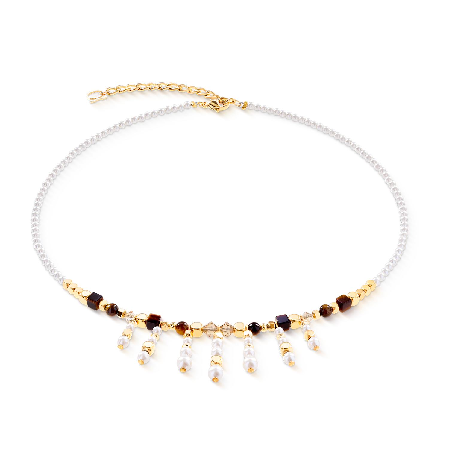 Necklace Princess Sunray gold-brown
