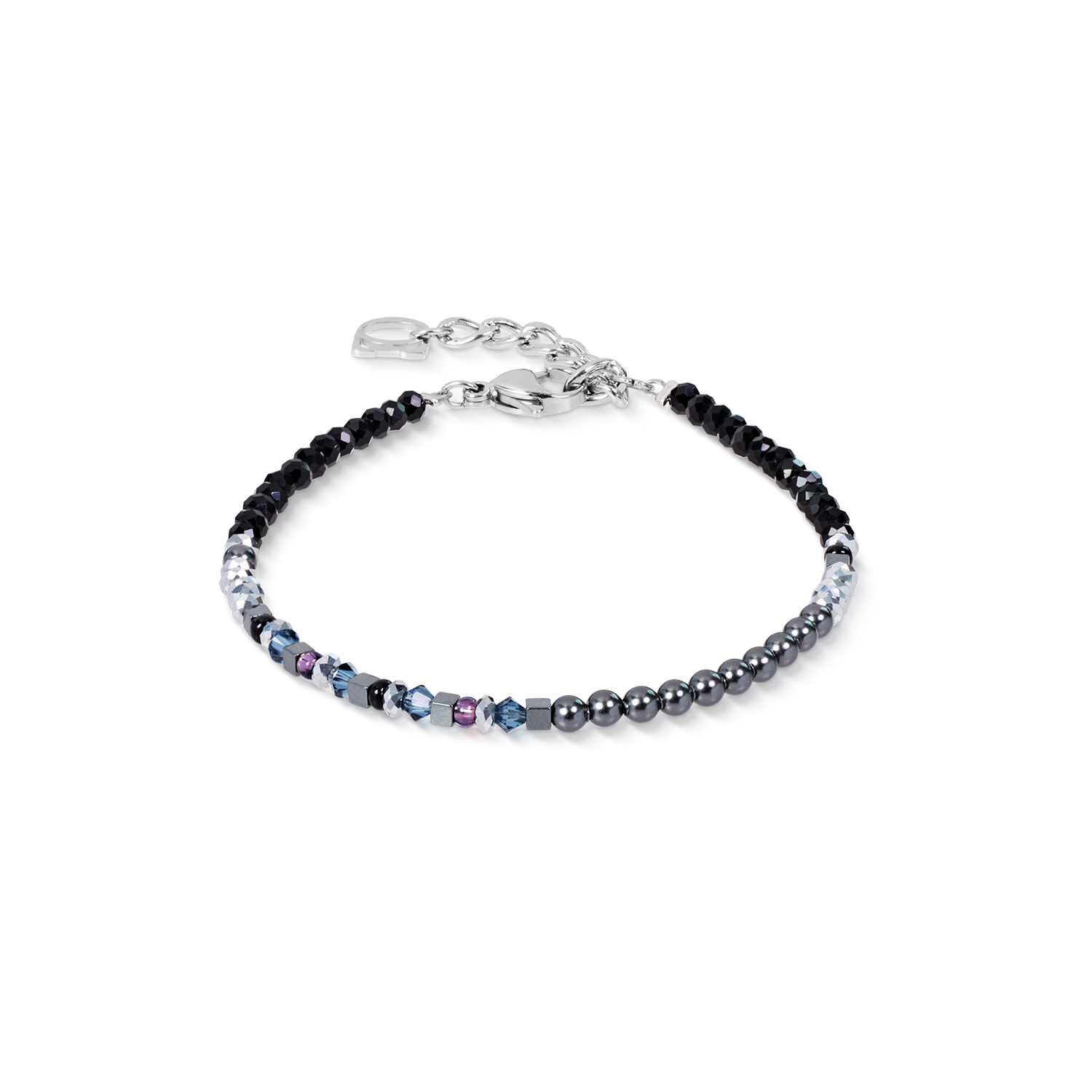 Bracelet Fusion Offset Graphic grey-black