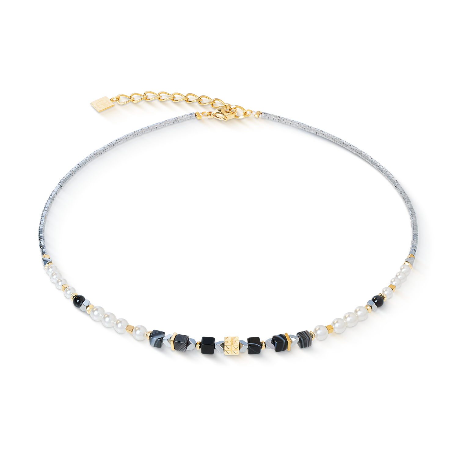 Necklace Modern Elegance Spikes gold
