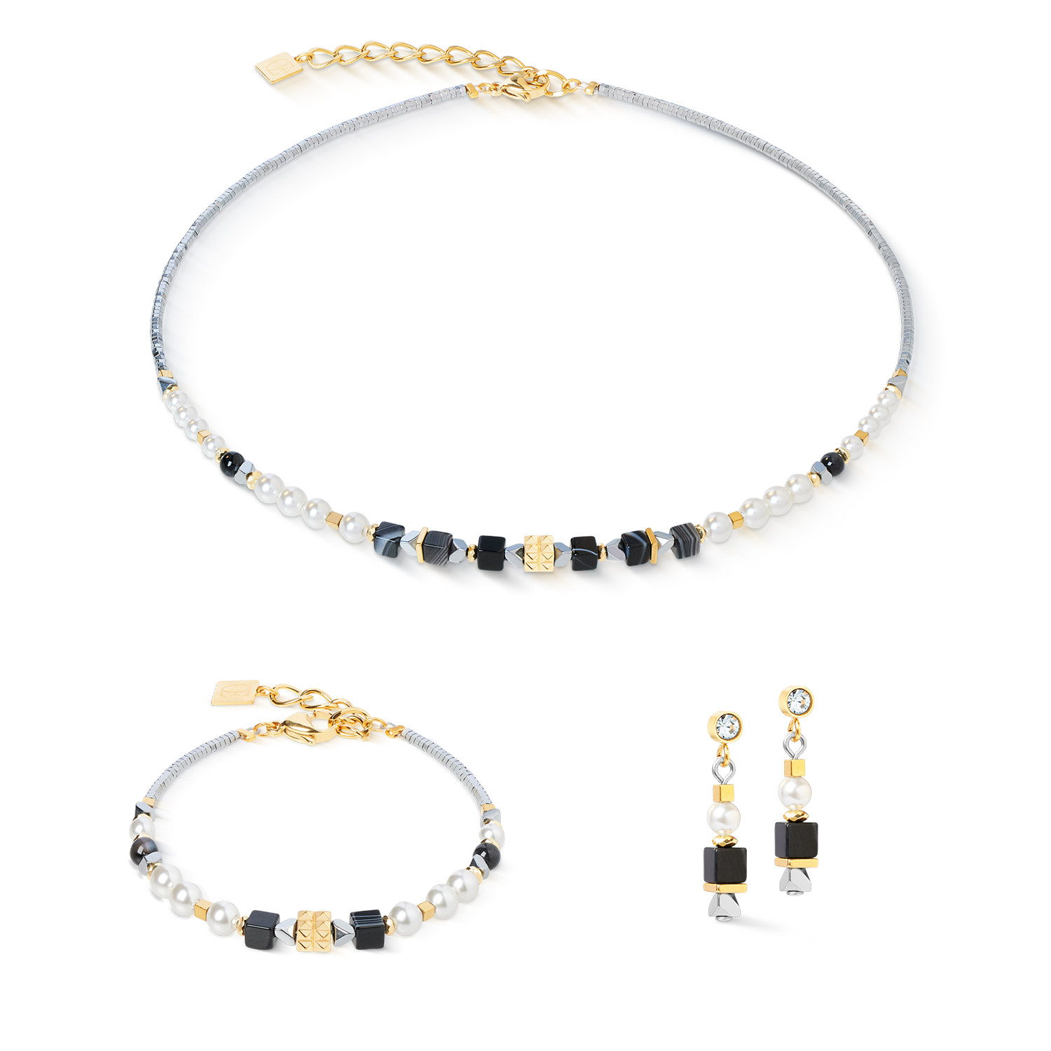 Earrings Modern Elegance Spikes gold