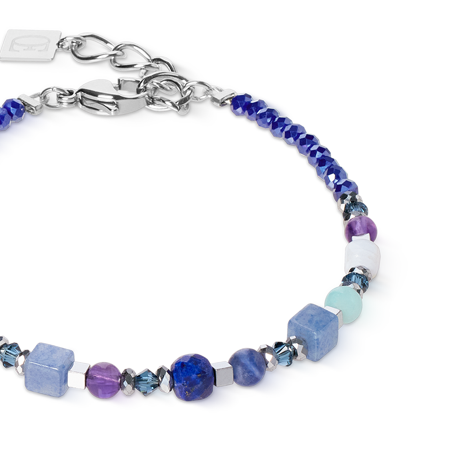 Bracelet Shape Mix Spikes Blue Moon