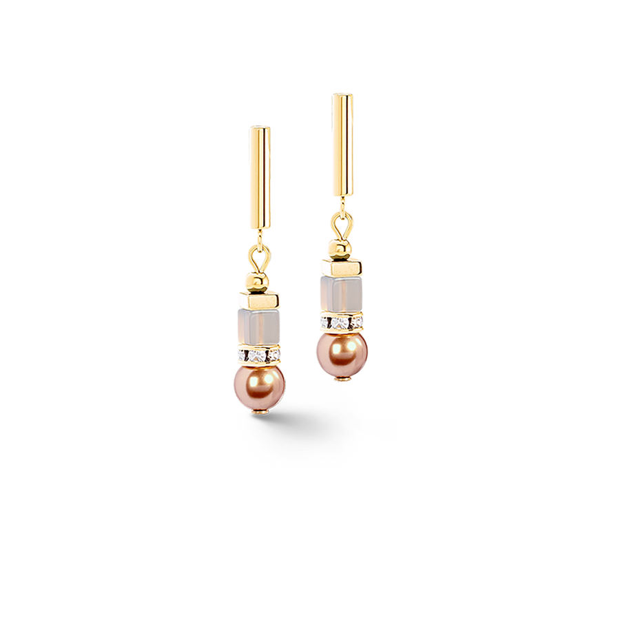Precious Fusion Offset earring champagne-blush
