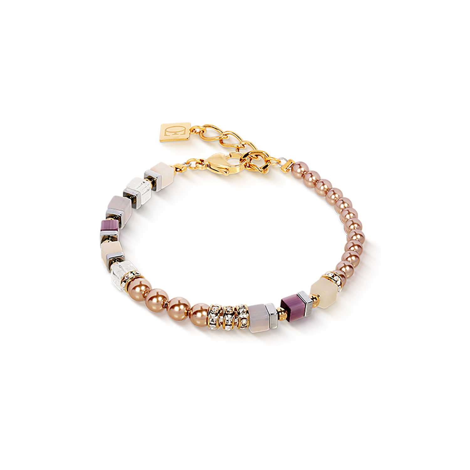 Precious Fusion Offset bracelet champagne-blush