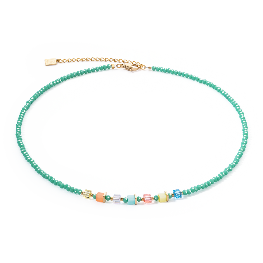 Joyful Colours necklace green-multicolor