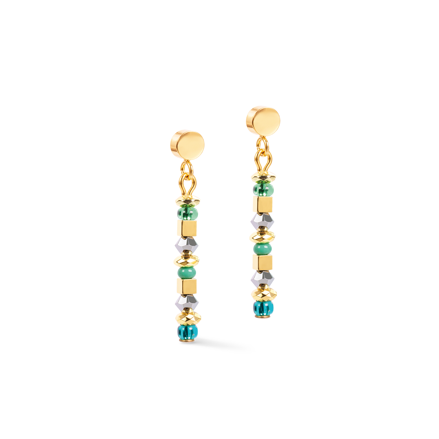 Earrings Golden Whisper green-gold