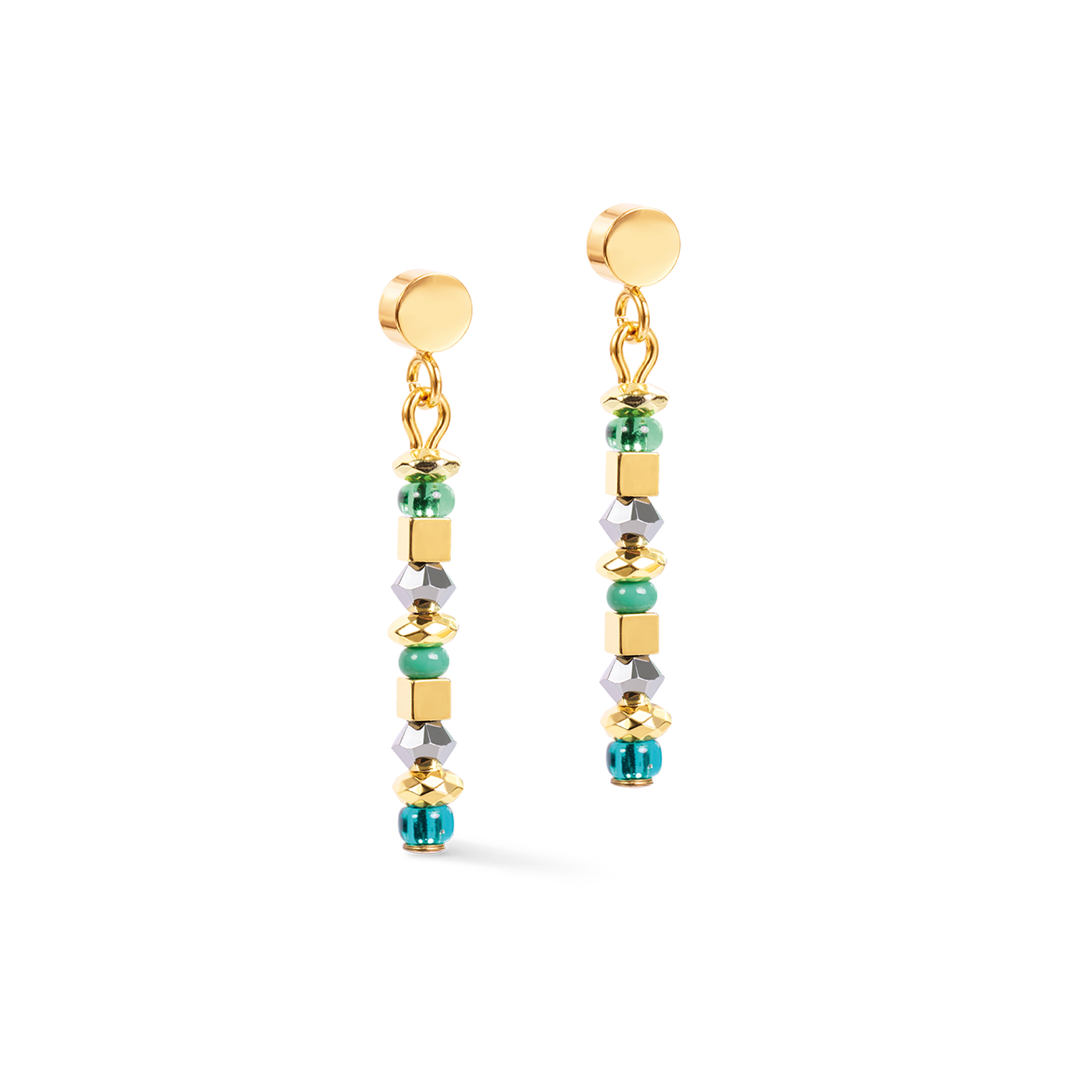 Earrings Golden Whisper green-gold