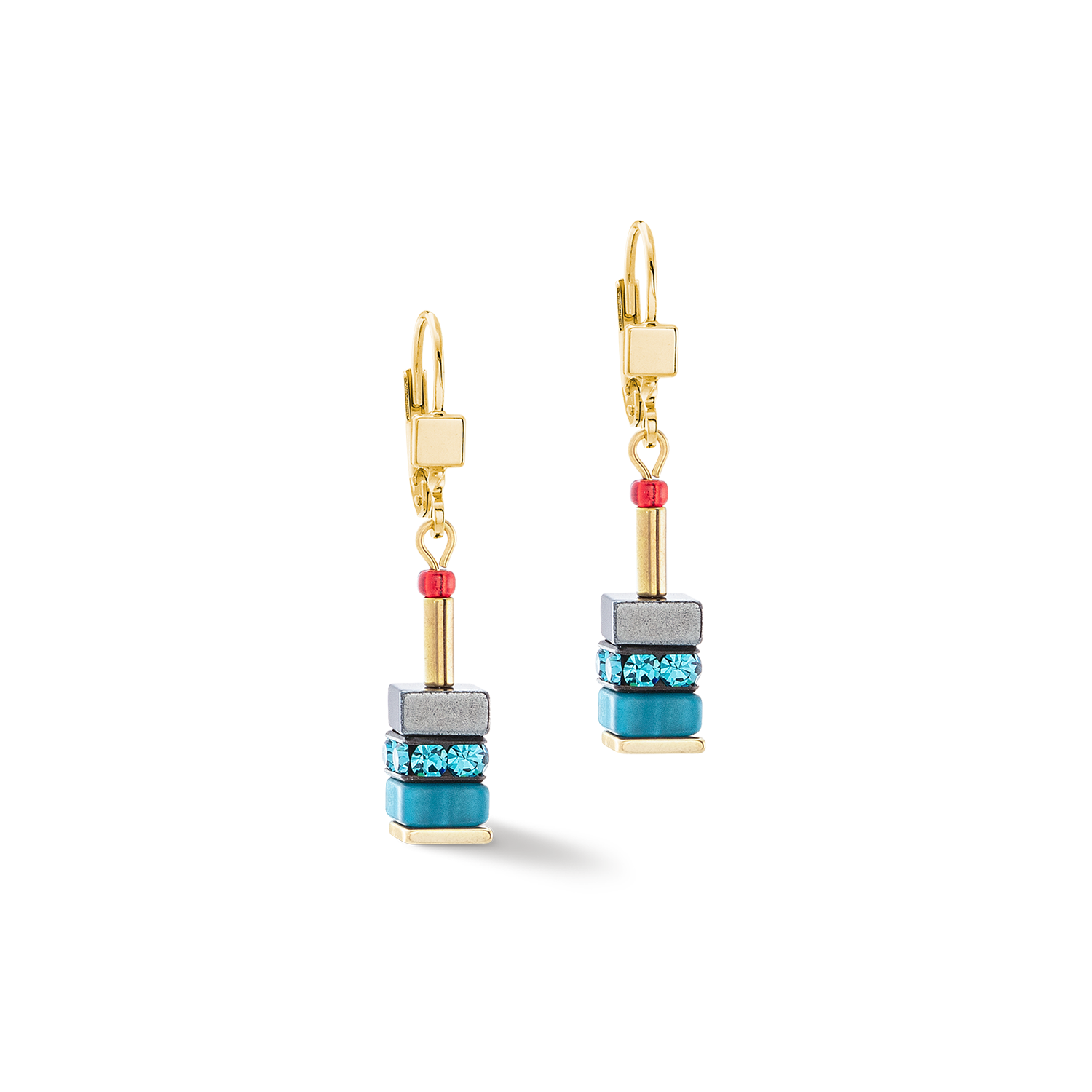 Sparkling Classic Elements earrings gold-energy