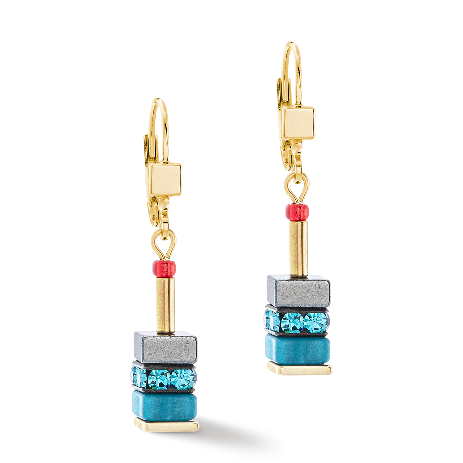 Sparkling Classic Elements earrings gold-energy