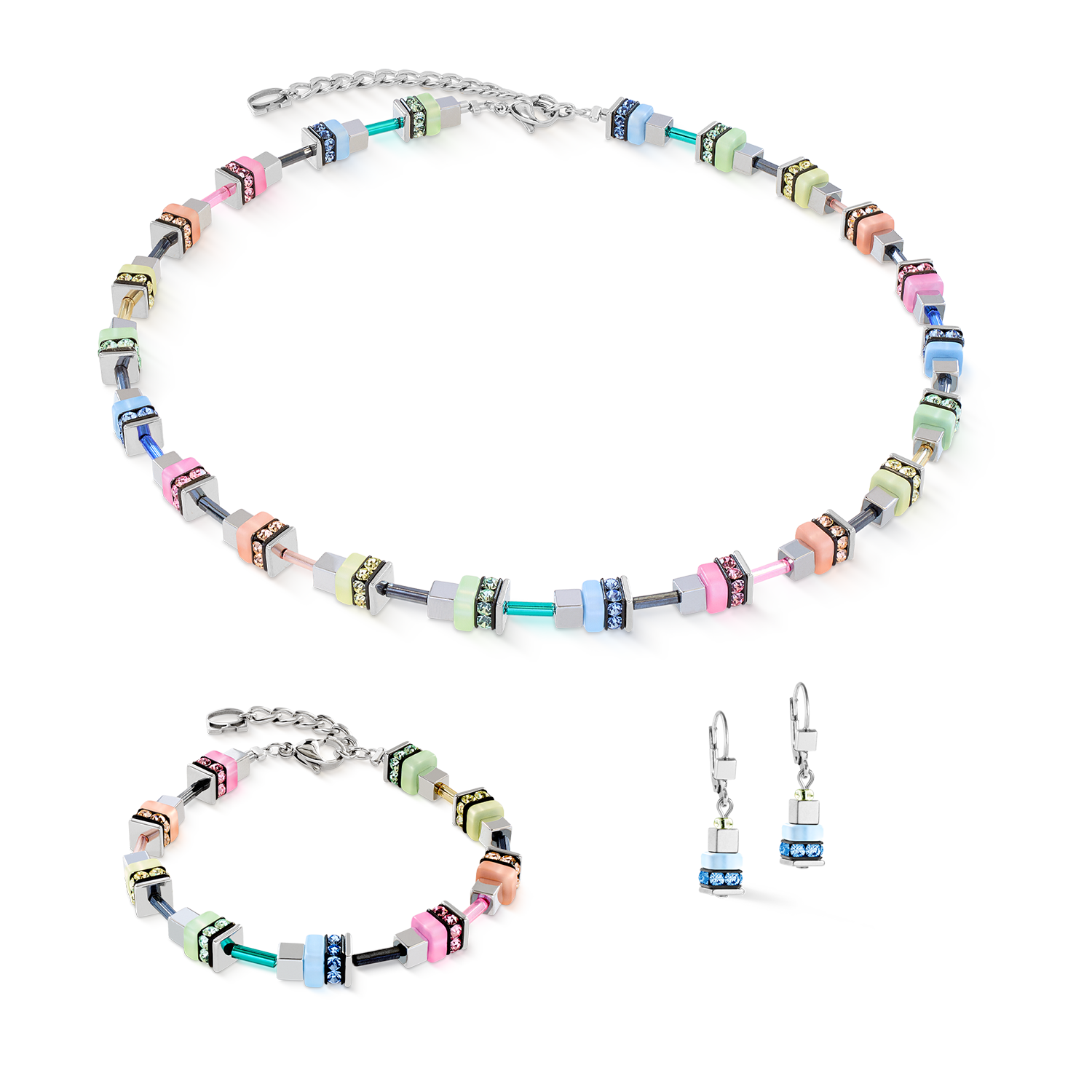 Necklace Fresh Sorbet Cube multicolour
