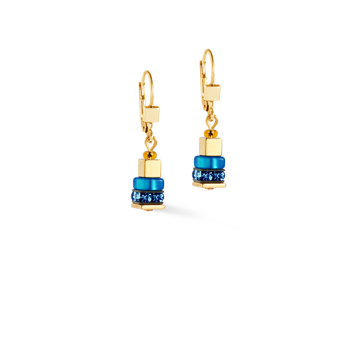 Earrings Autumn Glow Cube multicolour