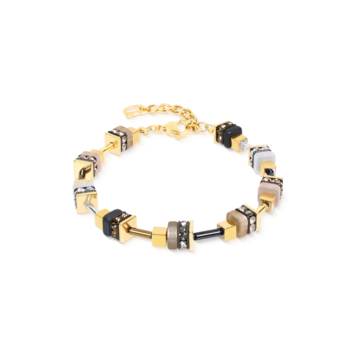 Bracelet Urban Nature Cube beige-gold