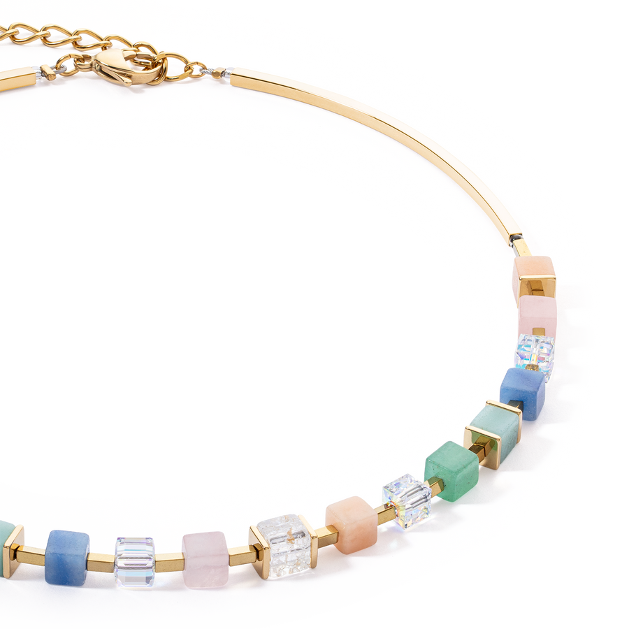 Necklace Precious Classic Cubes multicolour-gentle
