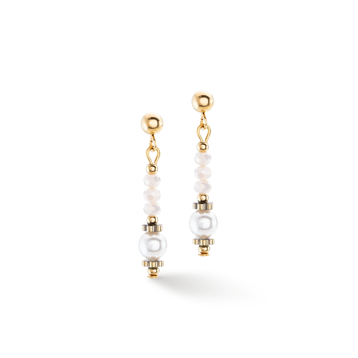 Earrings Little Twinkle Pearl Mix white