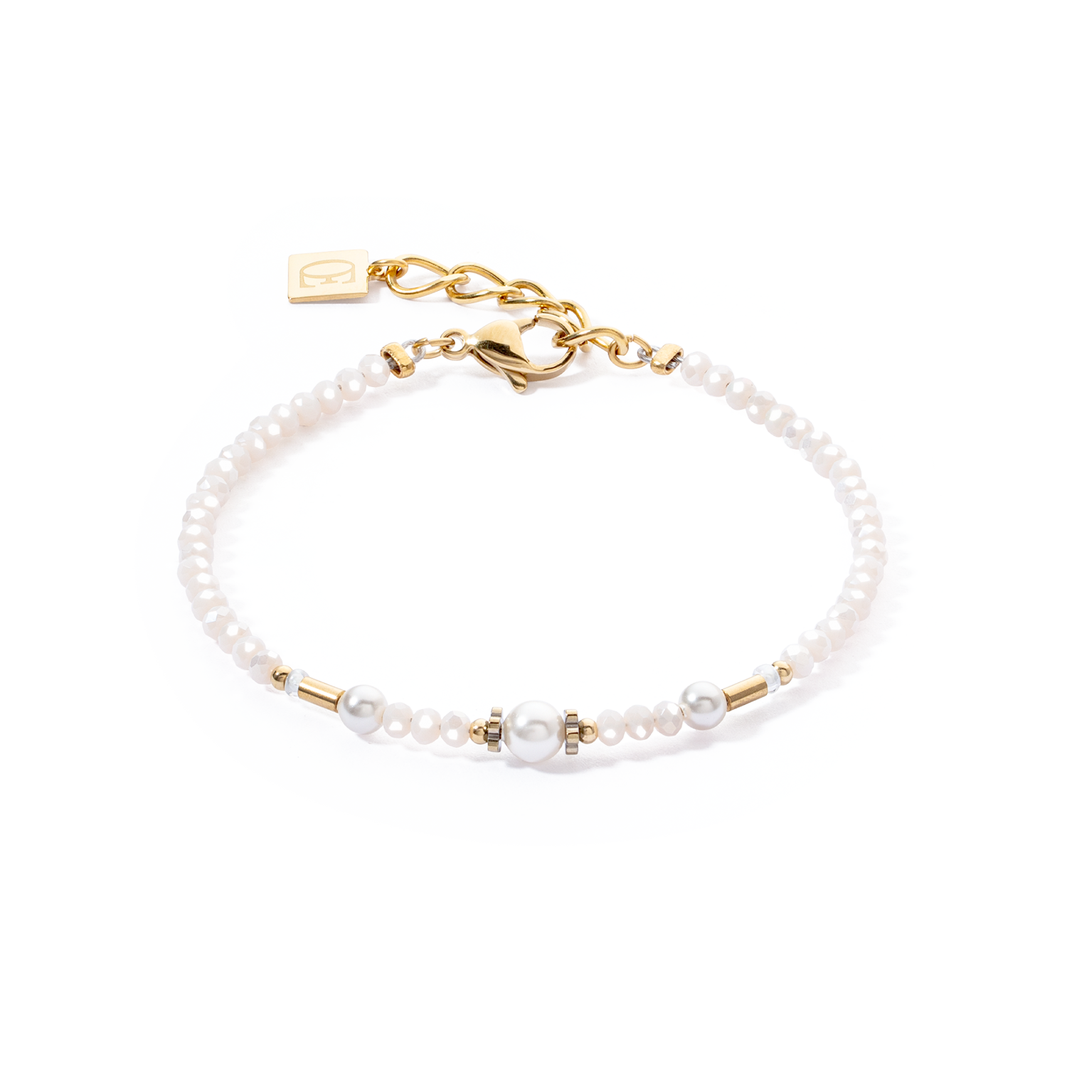 Bracelet Little Twinkle Pearl Mix white