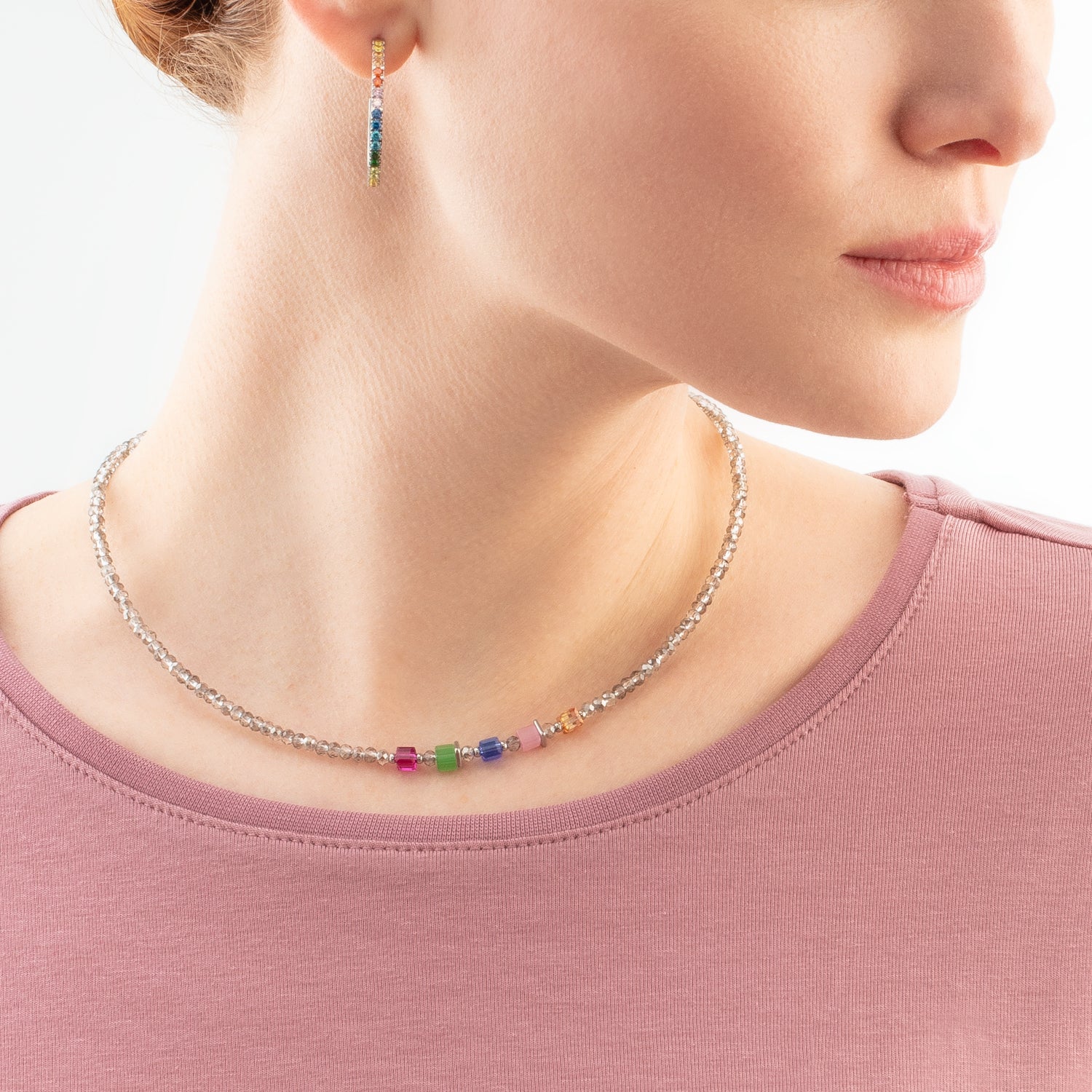 Joyful Colours Update Necklace silver-multicolour