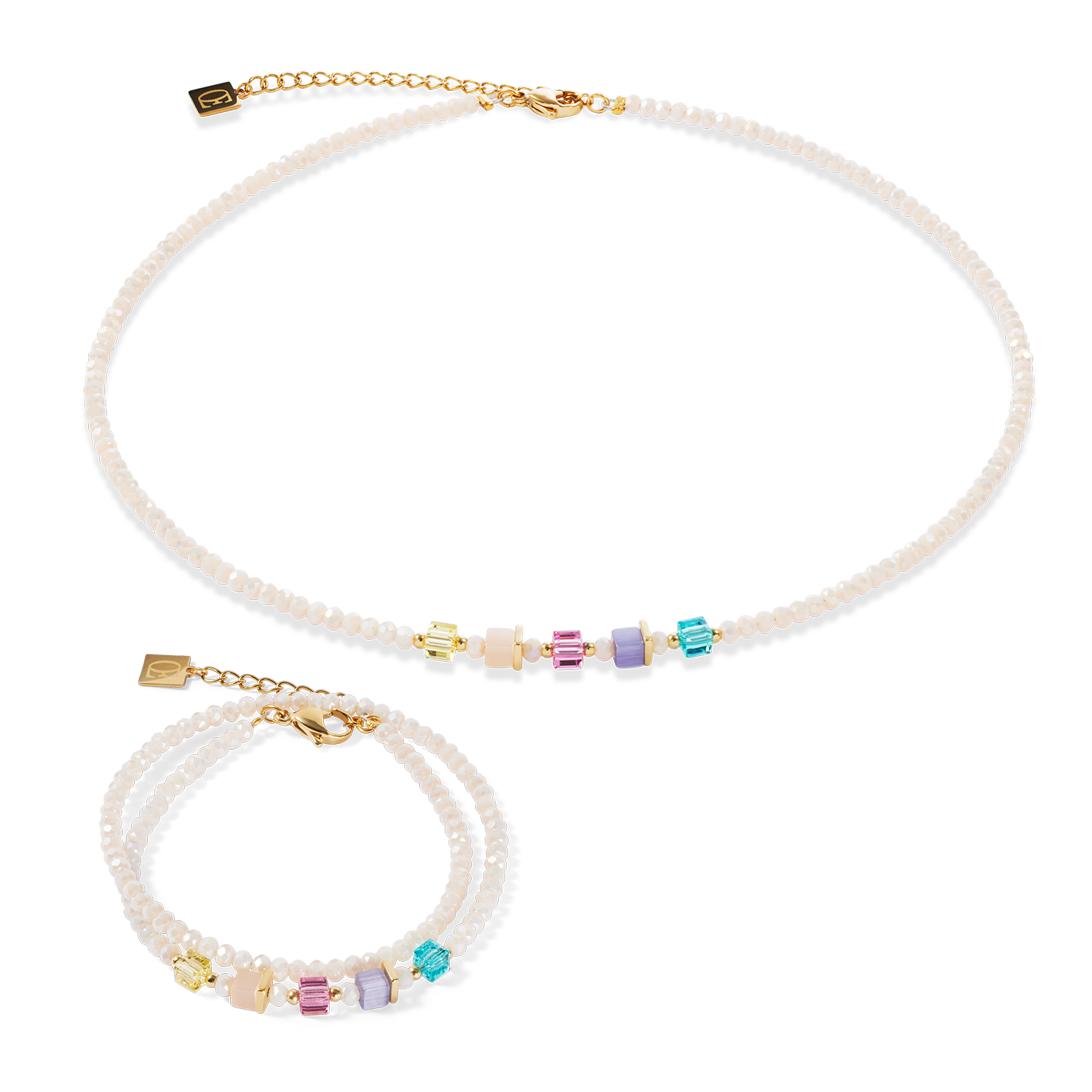Joyful Colours Update Necklace gold-multicolour