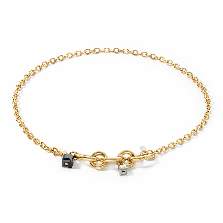 Necklace Chunky Chain gold-black