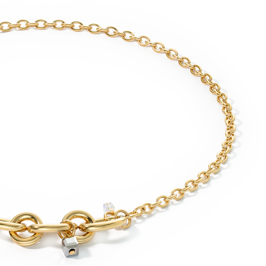 Necklace Chunky Chain gold-black