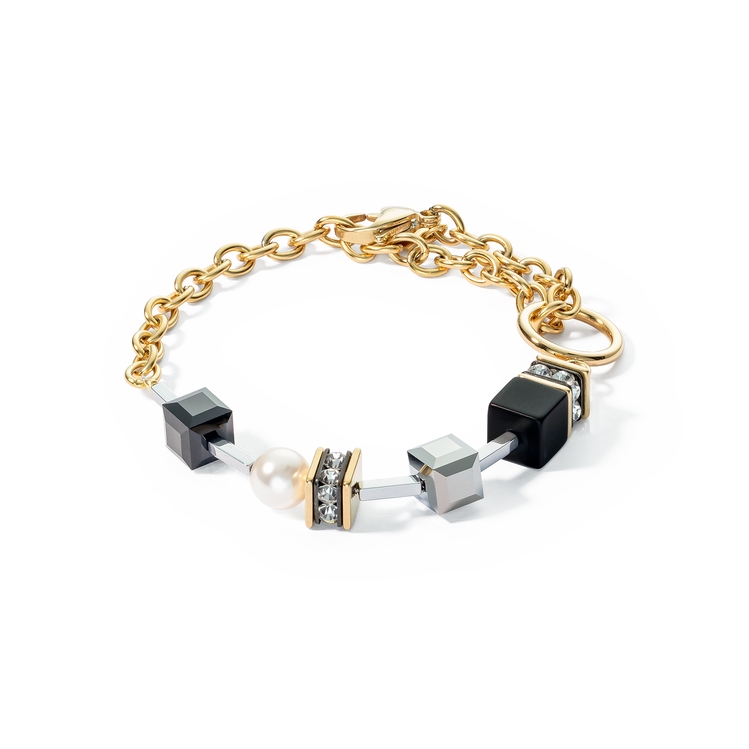 Bracelet Mysterious Mix gold-black