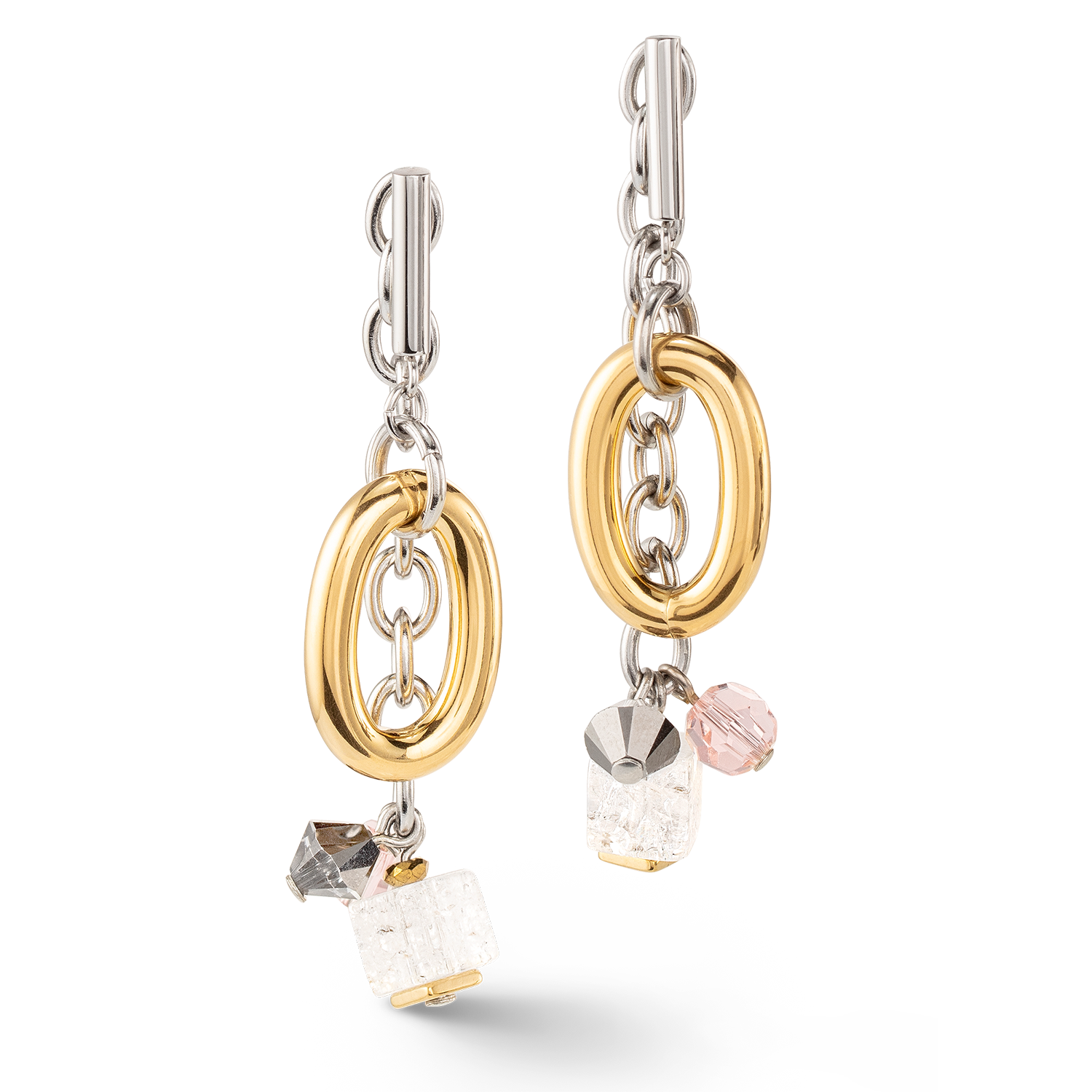 Neptune's Treasure bicolor earrings