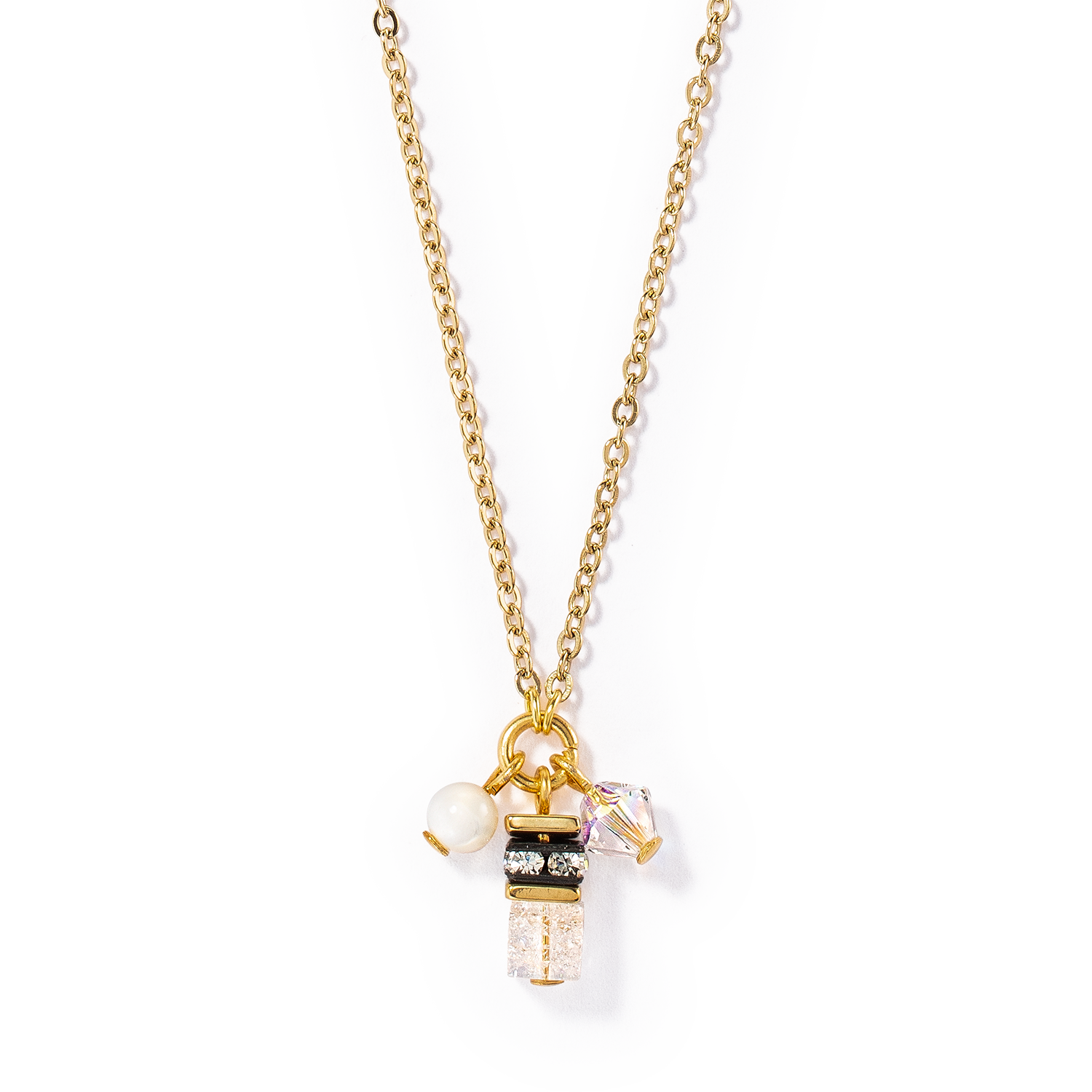Small Guardian necklace white