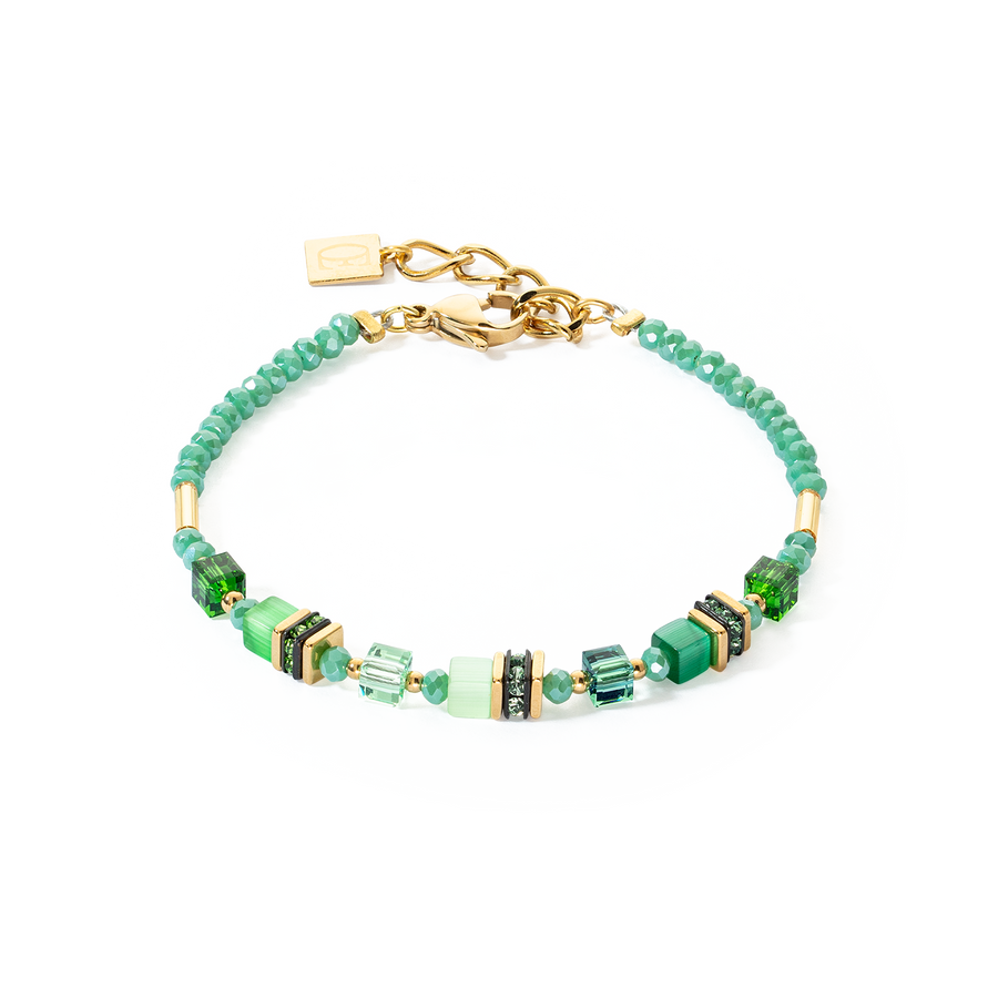 Bracelet Mini Cubes green