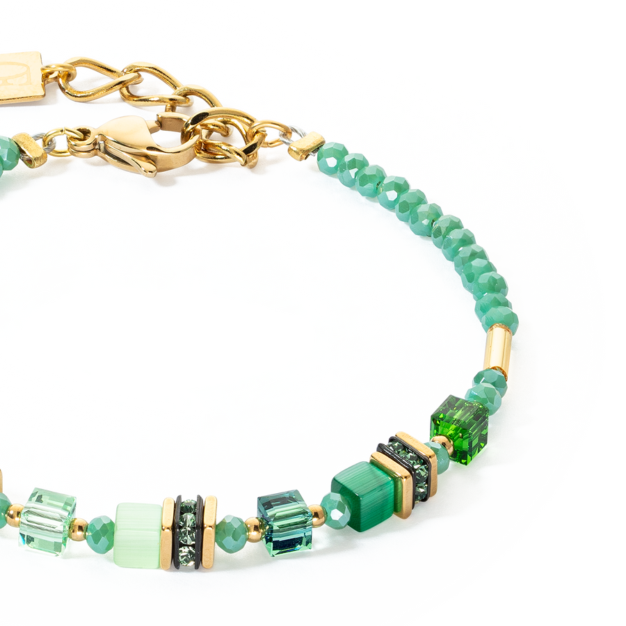 Bracelet Mini Cubes green