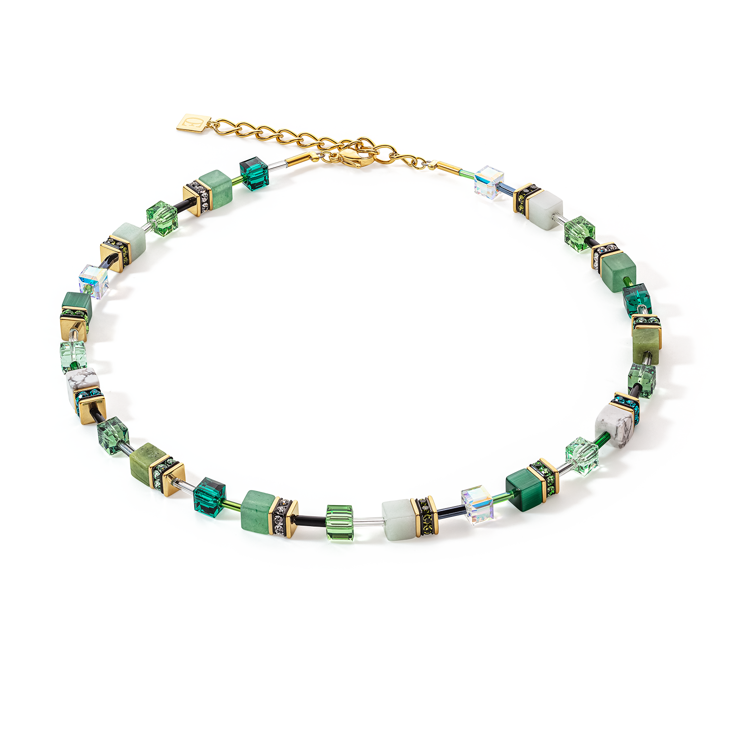 GeoCUBE® Iconic Precious necklace green