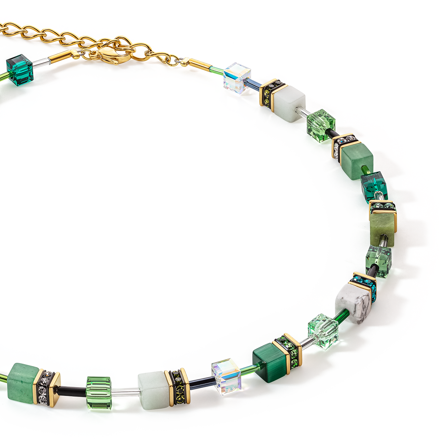 GeoCUBE® Iconic Precious necklace green