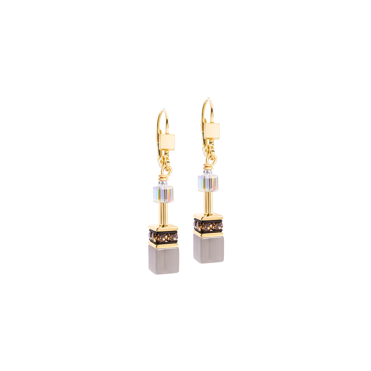 GeoCUBE® Iconic Precious Earrings Rustic Luxe