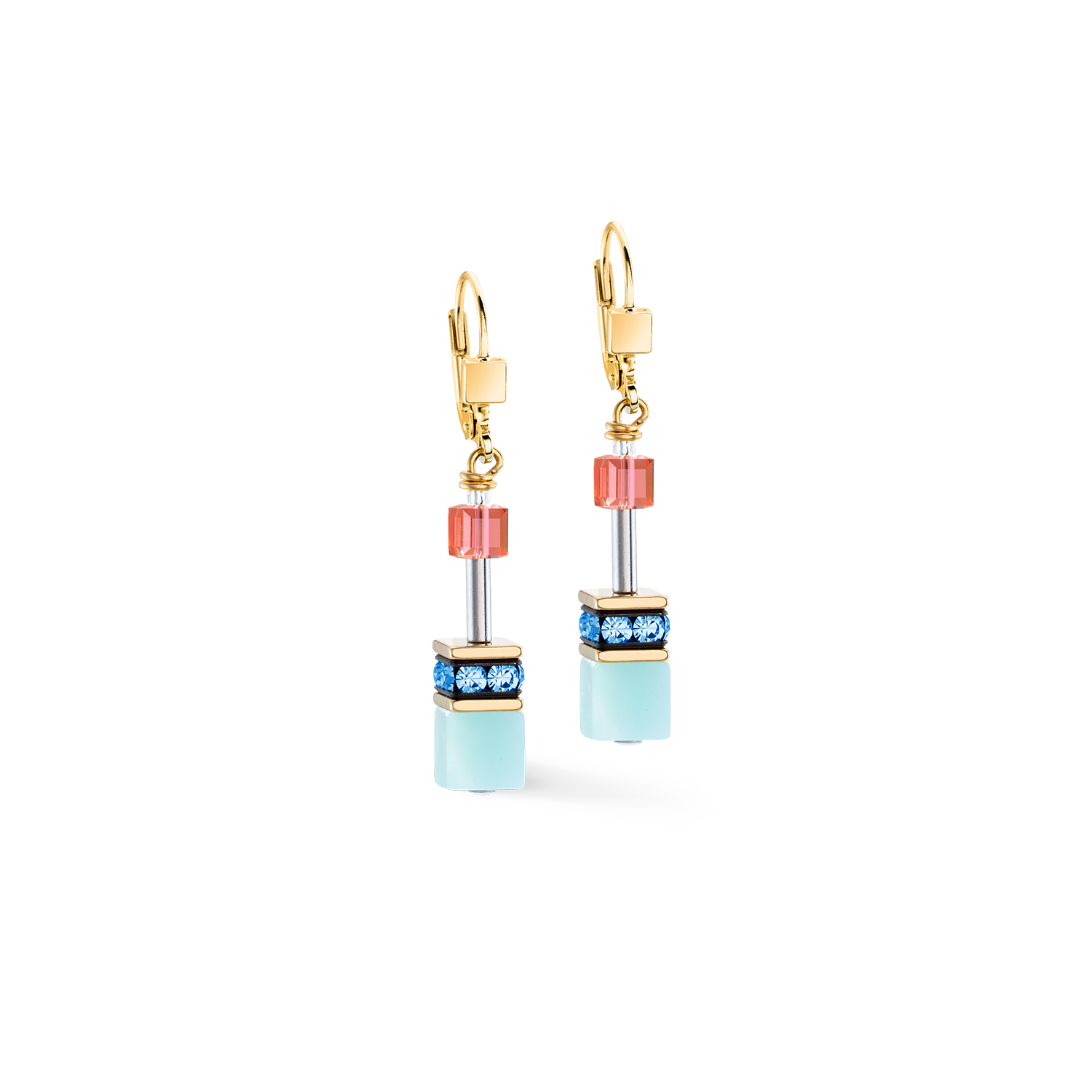 GeoCUBE® Iconic Precious earring Rainbow