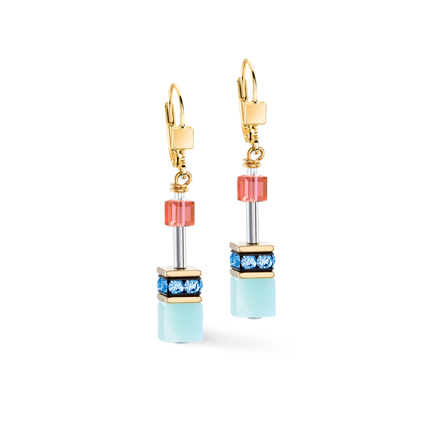 GeoCUBE® Iconic Precious earring Rainbow
