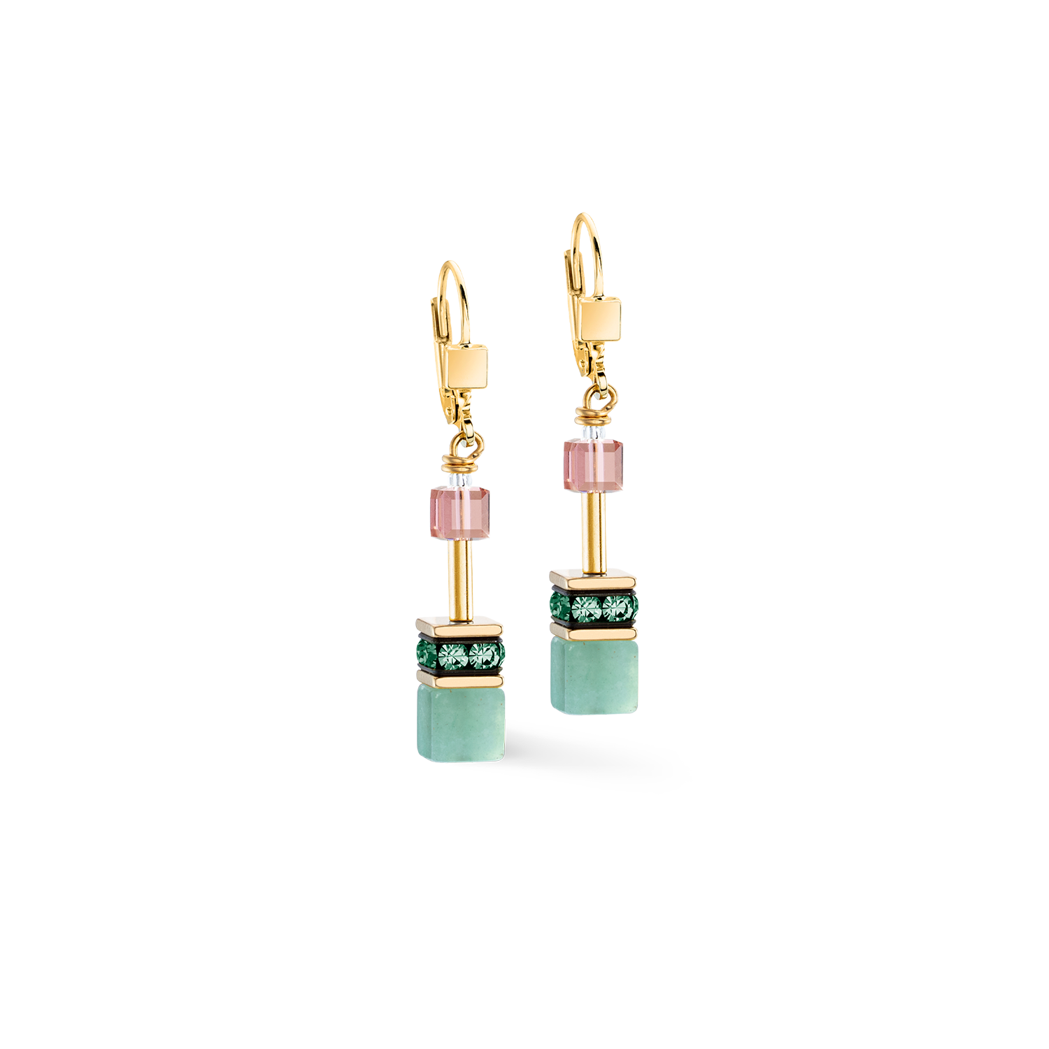 GeoCUBE® Iconic Precious earring Art Nouveau