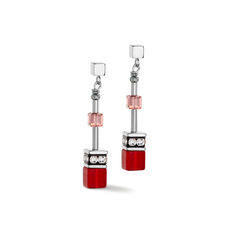 GeoCUBE® Iconic 50 cm earrings red