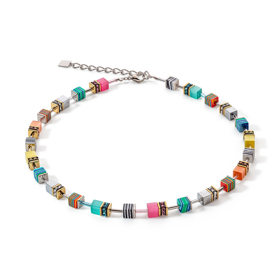GeoCUBE® Candy necklace multicolour spring