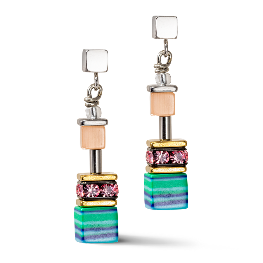 GeoCUBE® Candy earrings multicolour spring