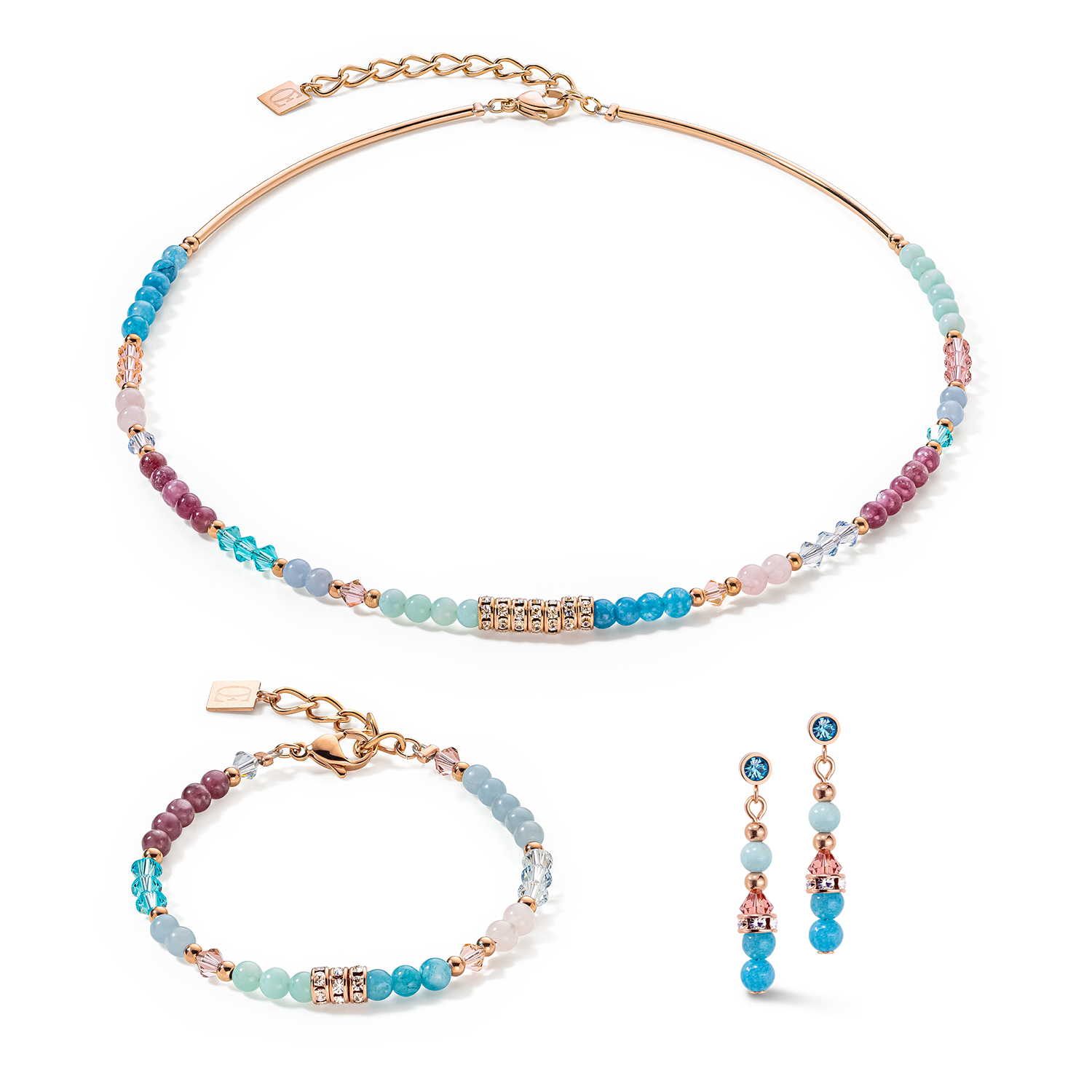 Princess Precious bracelet aqua-lilac