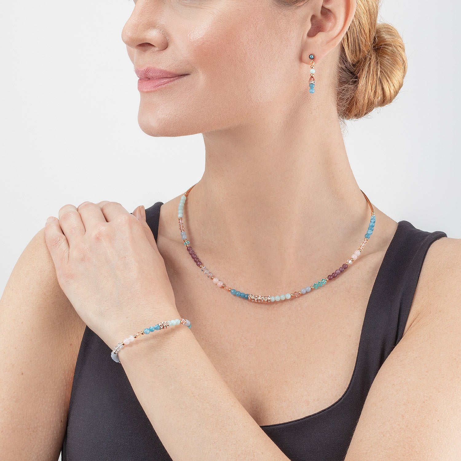 Princess Precious bracelet aqua-lilac