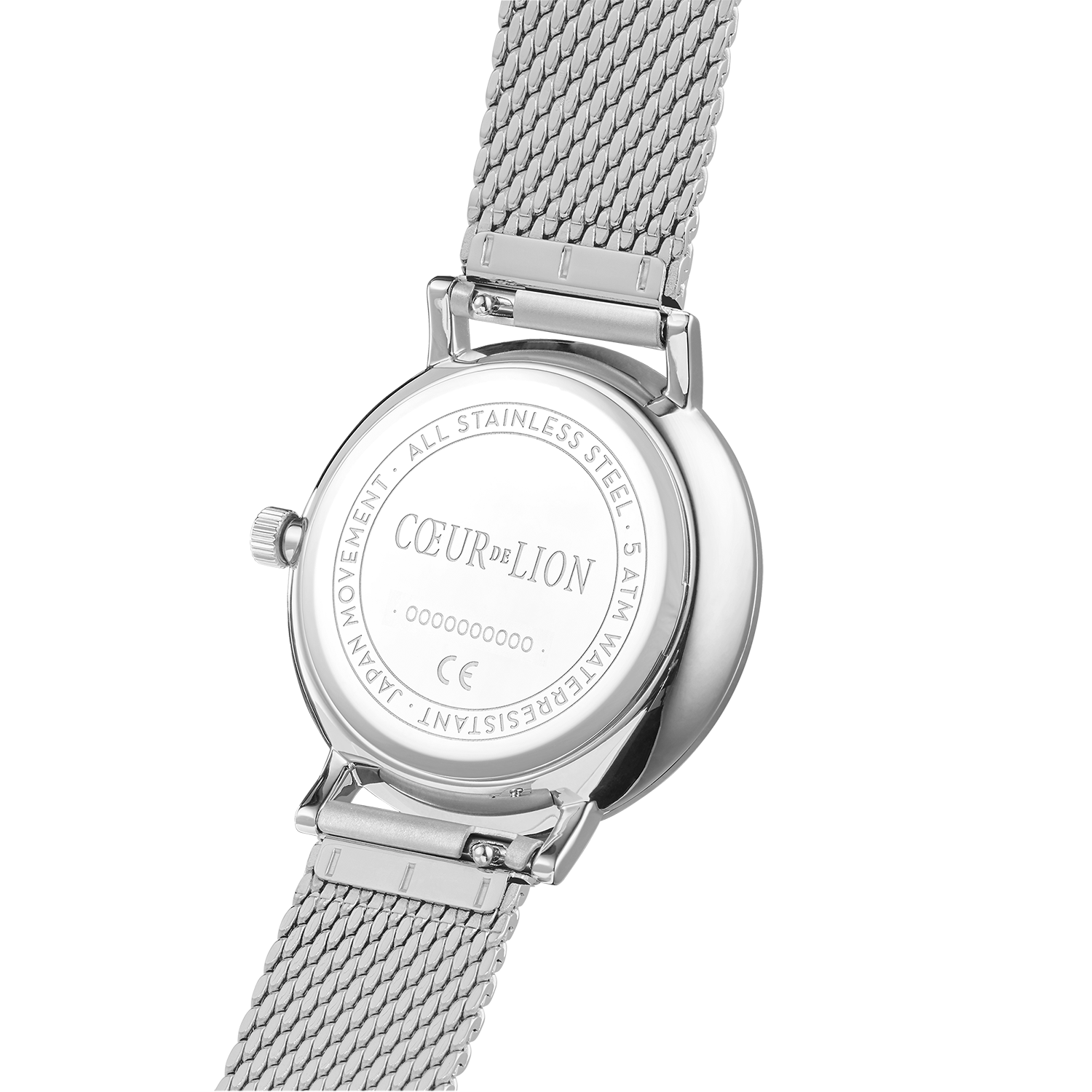 Watch Round Sparkling Sunray Transformative Teal Milanaise Silver